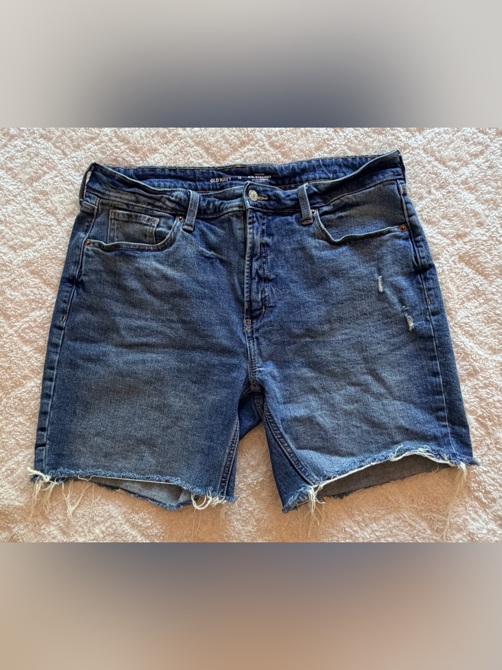 Old Navy High Rise OG straight secret, smooth pockets denim jeans